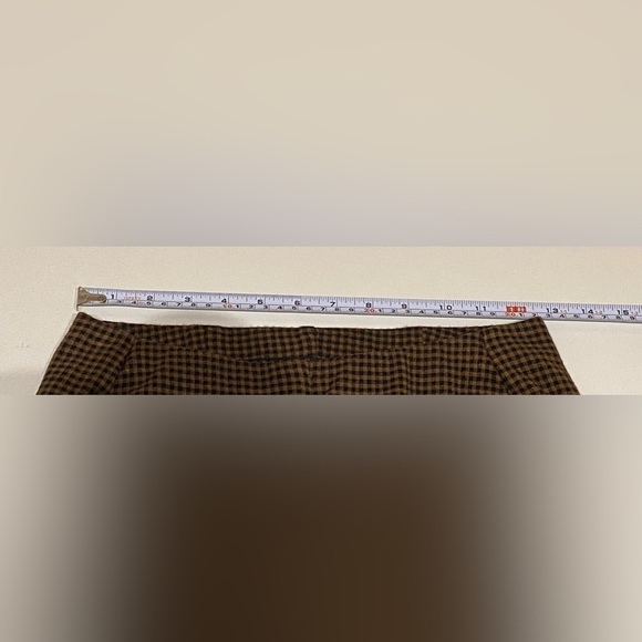 J JILL Women's Ponte High Rise Leggings Black/Acorn Checkered Stretchy Size S - Picture 10 of 11